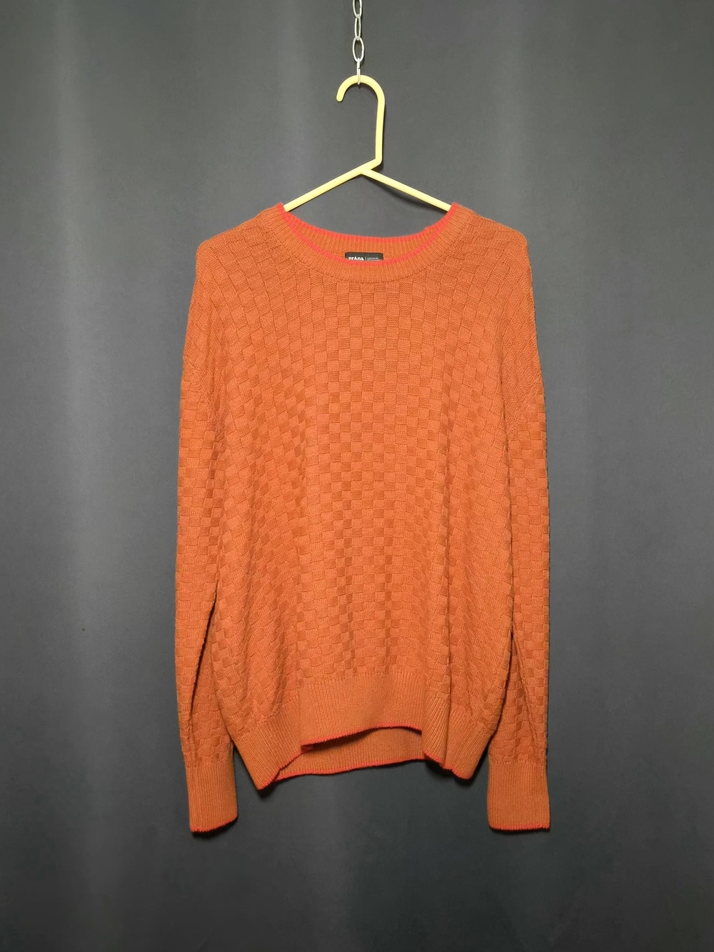 Prana Oversized Sonoma Valley Knit Crewneck Sweater Size L